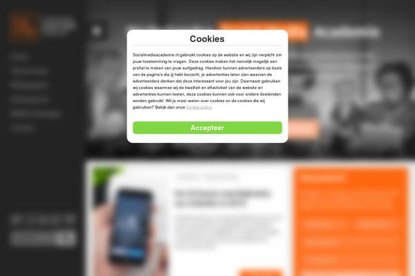 Site using Pronamic Cookies plugin
