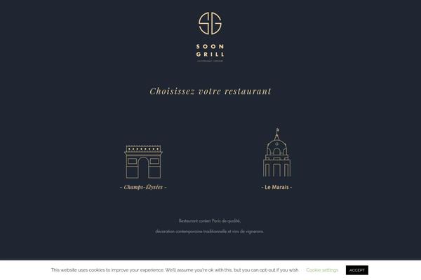 Site using Elated-restaurant plugin