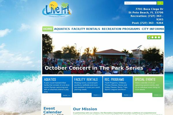 Site using Events Maker by dFactory plugin