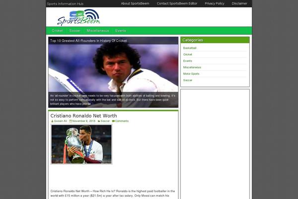 Site using SportsPress TV - On Demand Sports Videos plugin