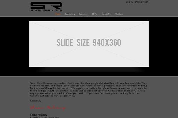 Site using Revolution Slider plugin