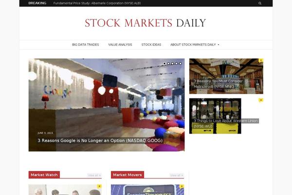 Site using Stock-market-ticker plugin