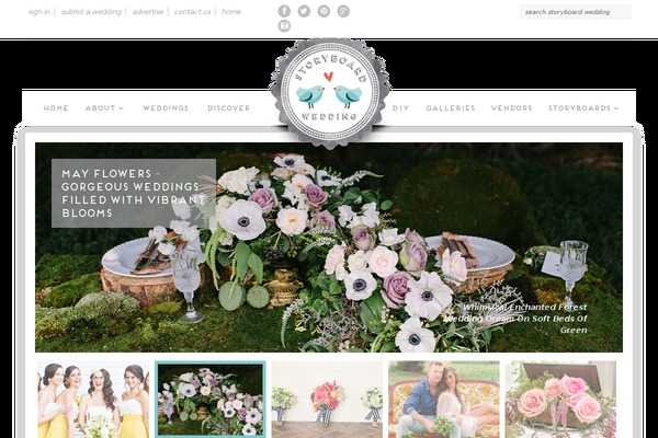 Site using Wedding-shop plugin