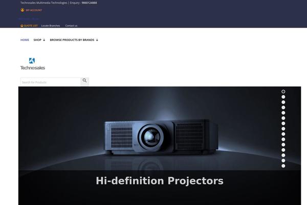Site using Woo-product-slider plugin