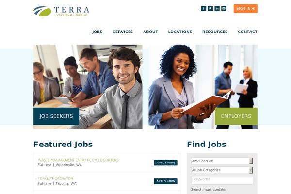 Site using Terra-framework plugin