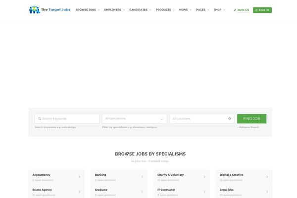 Site using Jobhunt-indeed-jobs plugin
