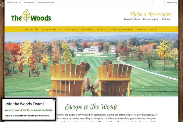 Site using Thewoods plugin