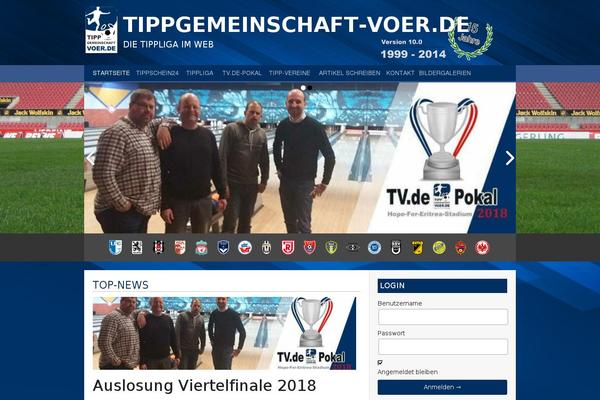 Site using Tvde-spieltag-admin plugin