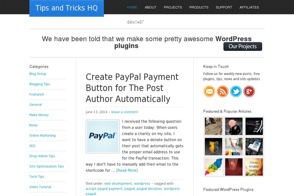 Site using Wp-payment-gateway plugin
