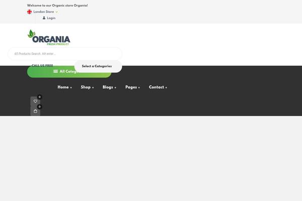 Site using Organia-assistance plugin