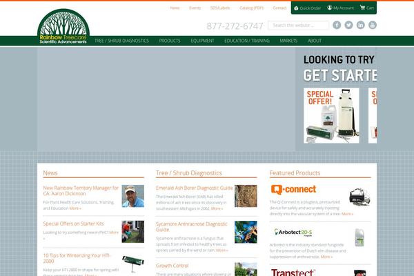 Site using Shop.treecarescience plugin