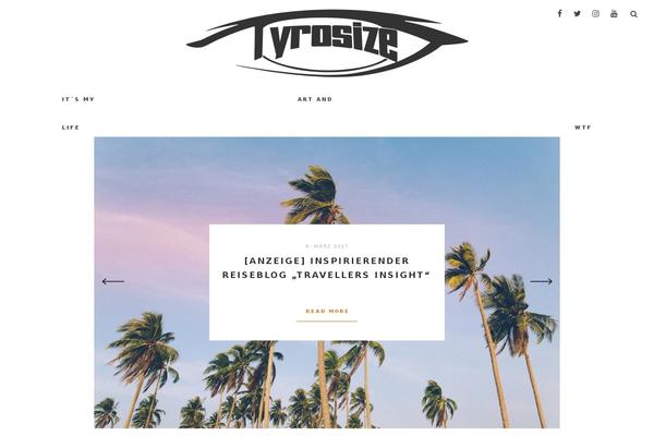 Site using Tyrosize-custom plugin
