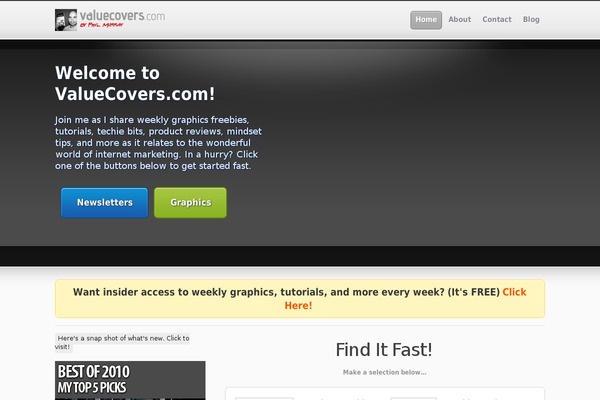Site using FLV Embed plugin