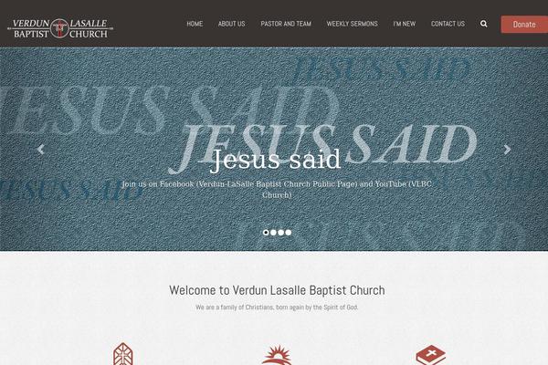 Site using Praise-church-shortcode plugin