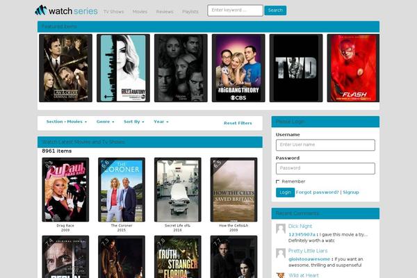 Site using Wp-movies plugin