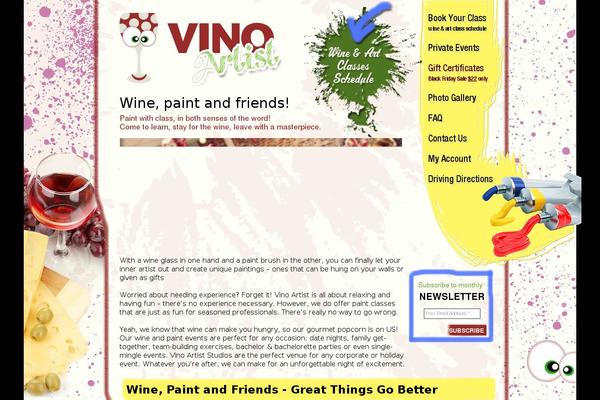 Site using Vinoartist plugin