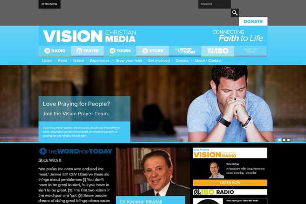 Site using Vision-epg-widget plugin