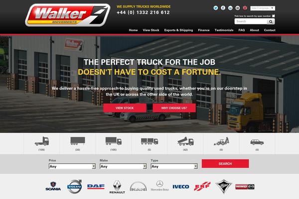 Site using Truckmanager plugin