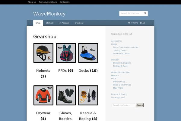 Site using Storefront Jetpack plugin
