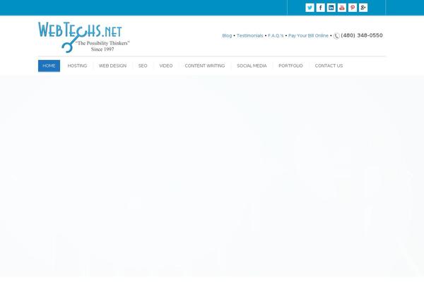 Site using Testimonials-showcase plugin