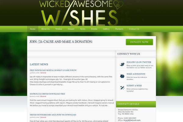 Site using Easy-wordpress-donations plugin