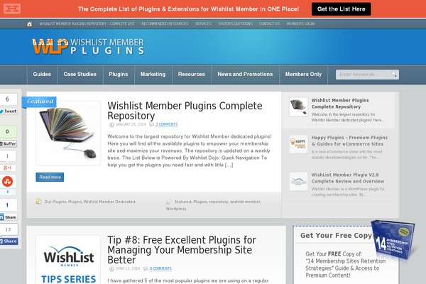 Site using Wishlist-member plugin