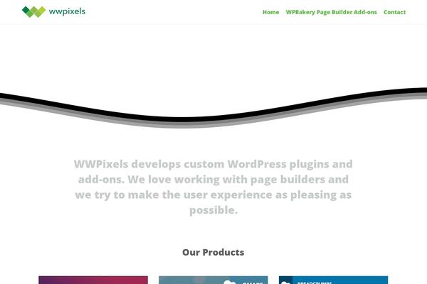 Site using Wwp-vc-testimonials plugin