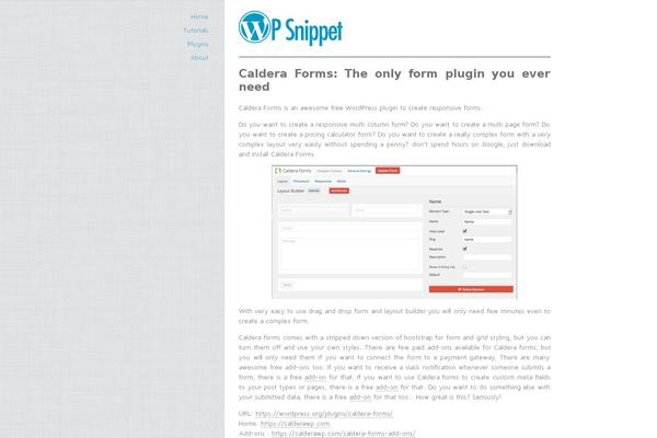 Site using WP Code Prettify plugin
