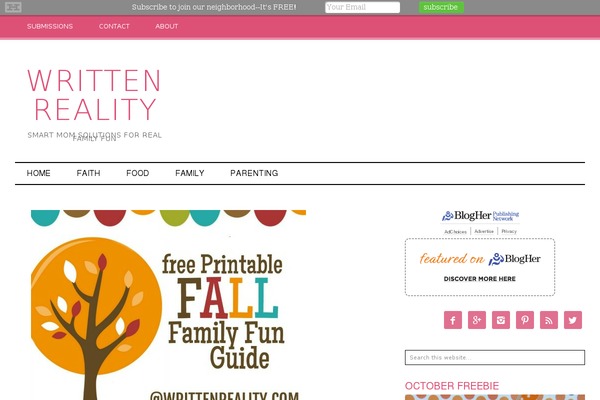 Site using WordPress Multicolor Subscribe Widget plugin