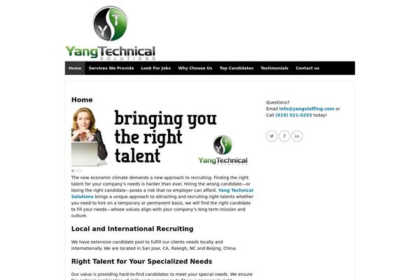 Site using Yangstaf-contact plugin