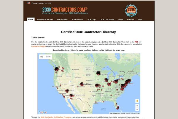 Site using Contractors-203k plugin
