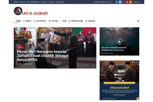 Site using Jnews-video plugin