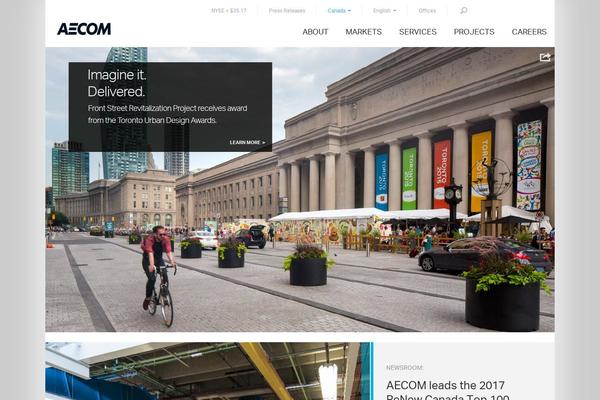 Site using Aecom-social-streams plugin