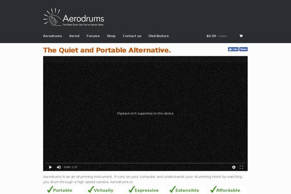 Site using Aerodrums plugin