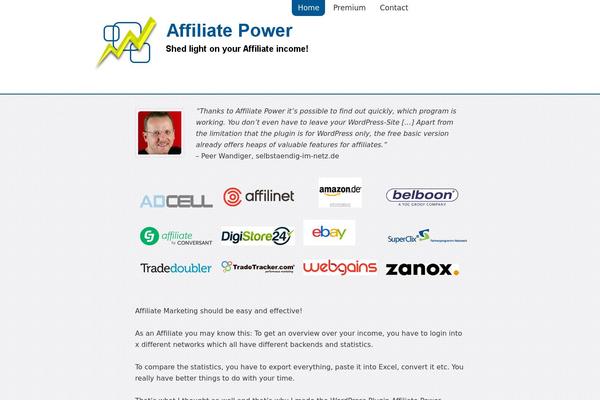 Site using Affiliate Power plugin