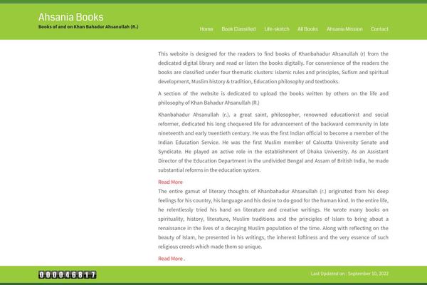 Site using Bookshelf-slider plugin