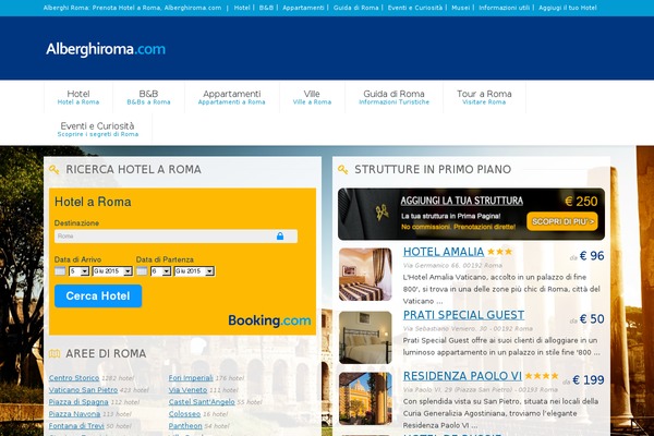 Site using Booking.com Official Search Box plugin