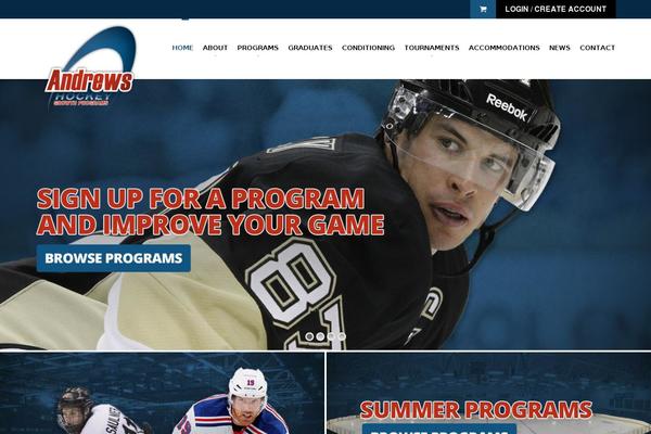 Site using Andrews-hockey-skills-testing plugin