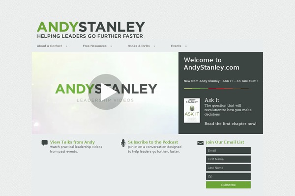 Site using Andy_Stanley plugin