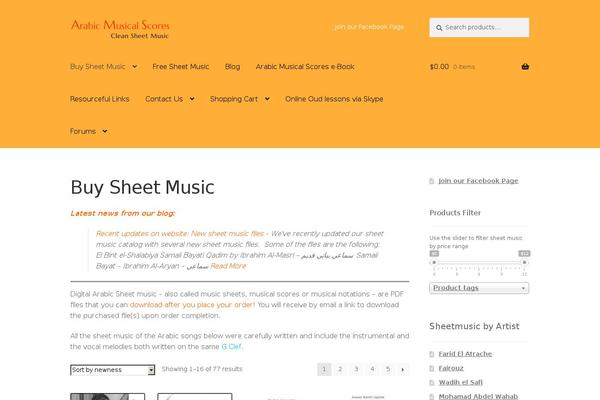 Site using Sheet-music-library plugin