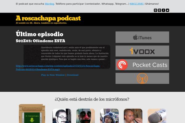 Site using Seriously-simple-podcasting plugin