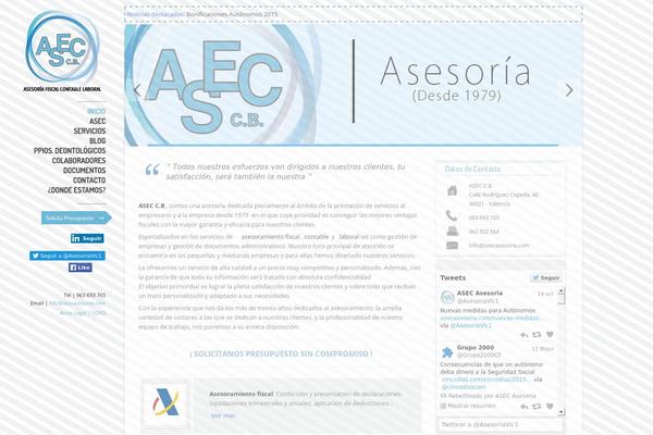 Site using Arscode-social-slider plugin