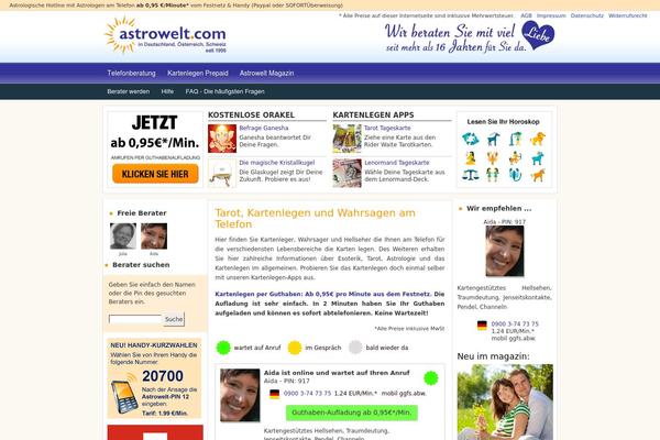 Site using Astro_bezahlen plugin