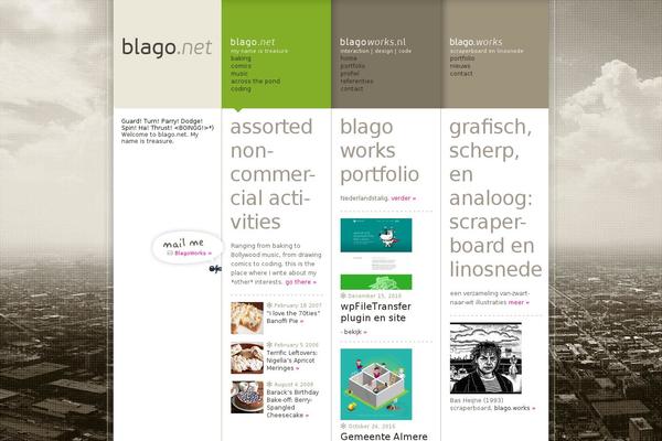Site using Blago-rss plugin
