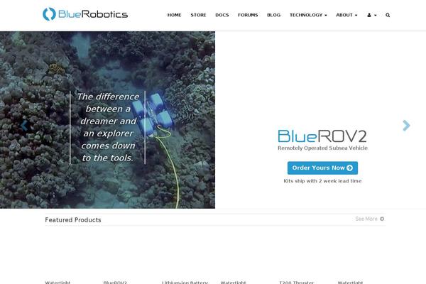 Site using Bluerobotics-calculators plugin