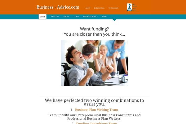 Site using Business plugin