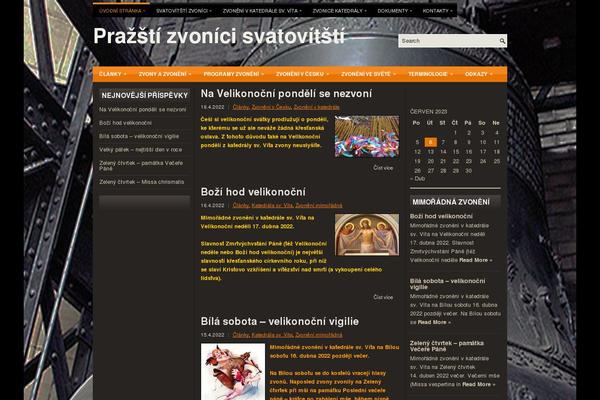Site using Kalendář / Calendar plugin