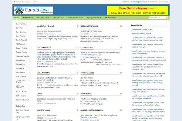 Site using Wpdevart-vertical-menu plugin