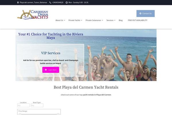 Site using Boat-charter-booking-system plugin