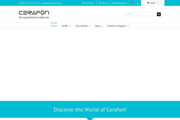 Site using Cerafonrates plugin